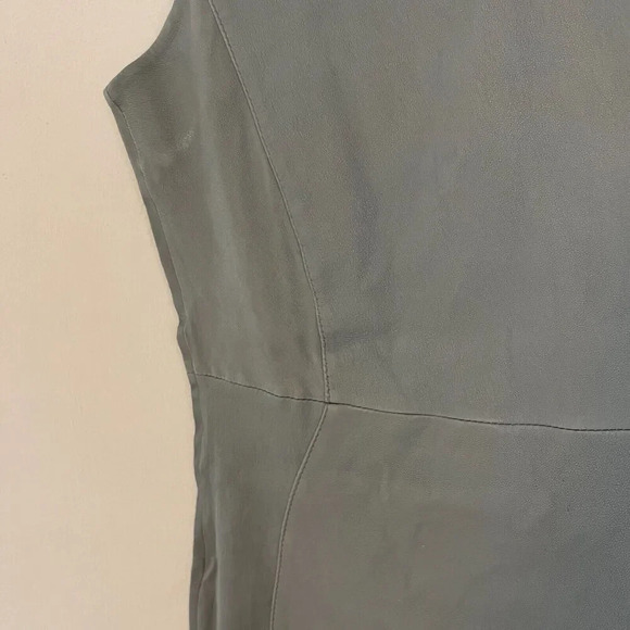 Twenty8Twelve Women Gray Mini Dress 40 Lambs Leather Sleeveless by Sienna Miller - Picture 6 of 12